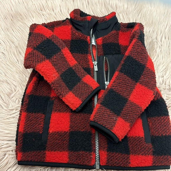 Plaid Zip Up - Picture 2 of 3